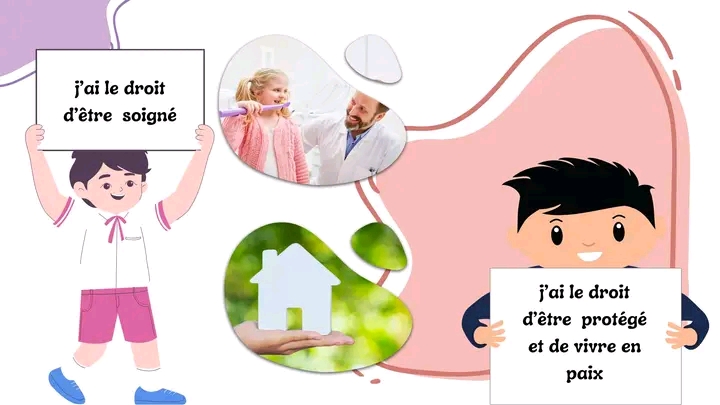 بحث حقوق الطفل سنة خامسة فرنسية