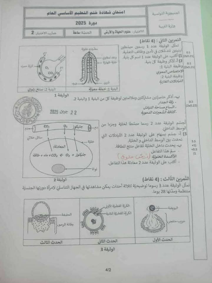 إصلاح مناظرة علوم الحياة و الأرض 2025 نوفيام
