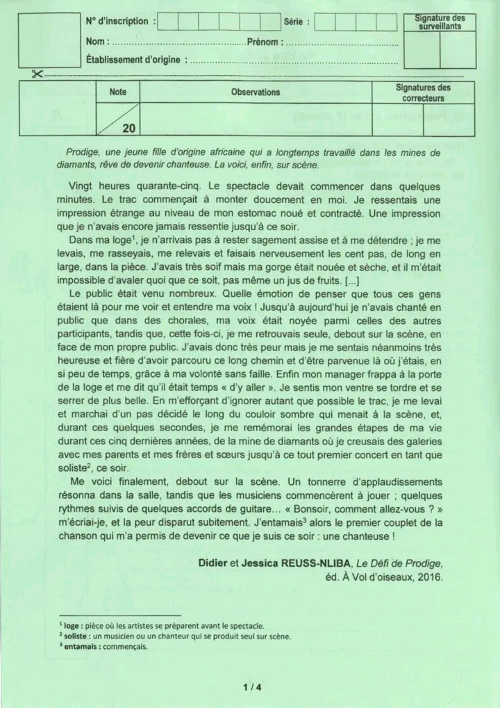 مناظرة التاسعة أساسي 2026 فرنسية